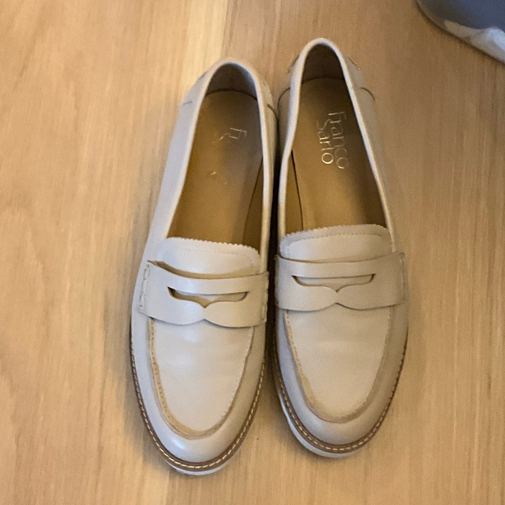 Franco Sarto Women's Beige Loafers